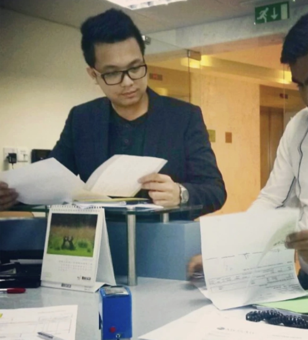 Before — buried in paperwork
